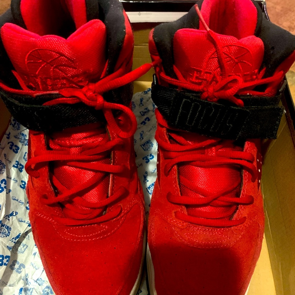 Patrick Ewing's Red suede size 13 Great Condition